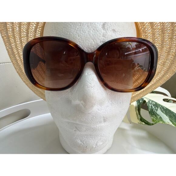 Chloe Oversized Square Sunglasses Tortoise Shell CL2240A C04 Gold Hardware main image 8